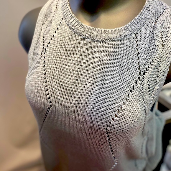 Soft Baby Blue Pastel Colour Knit Sweater - Picture 3 of 13